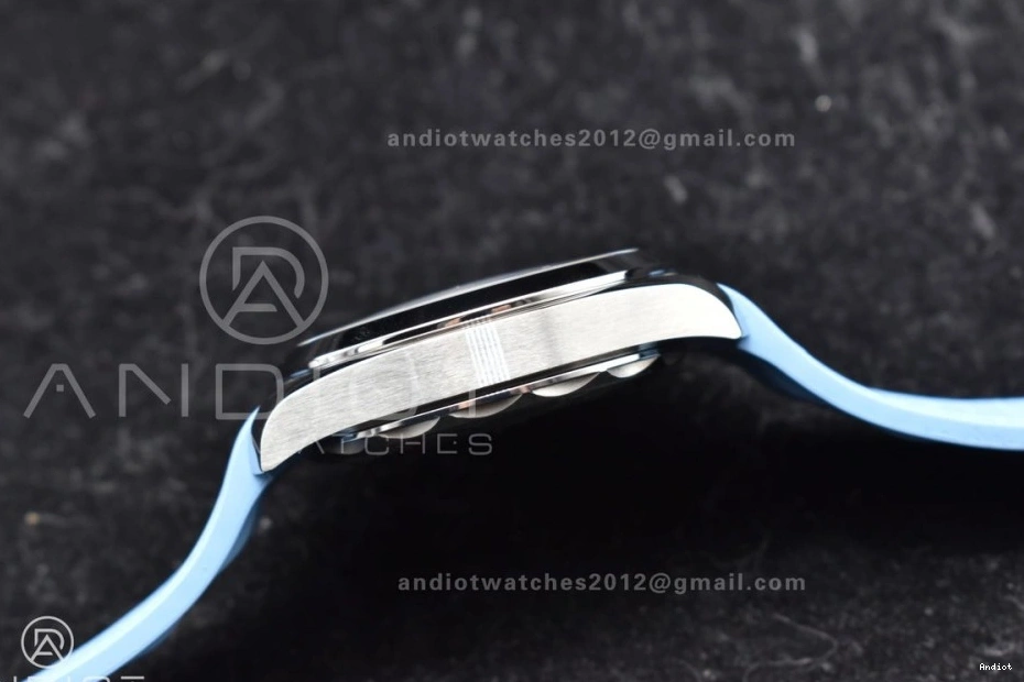 1:1 Summer on Terra Dial Clone Blue VSF Super Strap Blue Rubber A8900 Best 41mm Edition Aqua 1103